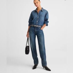 Madewell Women’s Straight Dark Wash Jeans Size 31